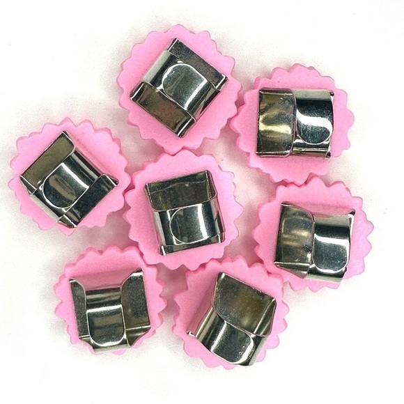 LOT OF 7 Light Pink Flower Rings Bundle - Adjustable - SOLD AS IS - Picture 4 of 8